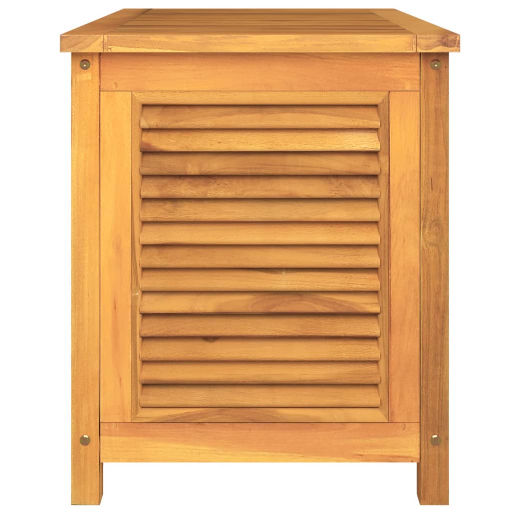 Gartenbox mit Beutel 90x50x58 cm Massivholz Teak