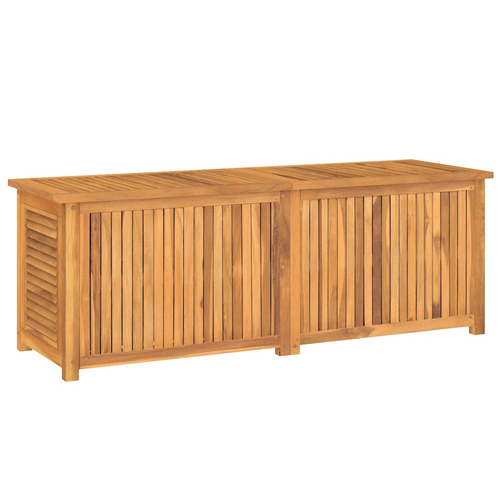 Gartenbox mit Beutel 150x50x55 cm Massivholz Teak