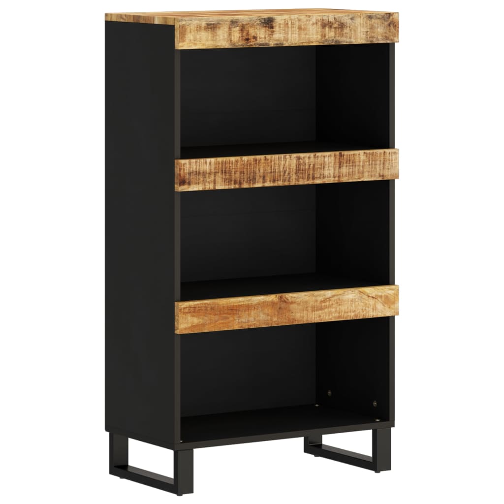 Beistellschrank 60x33x107 cm Massivholz Mango