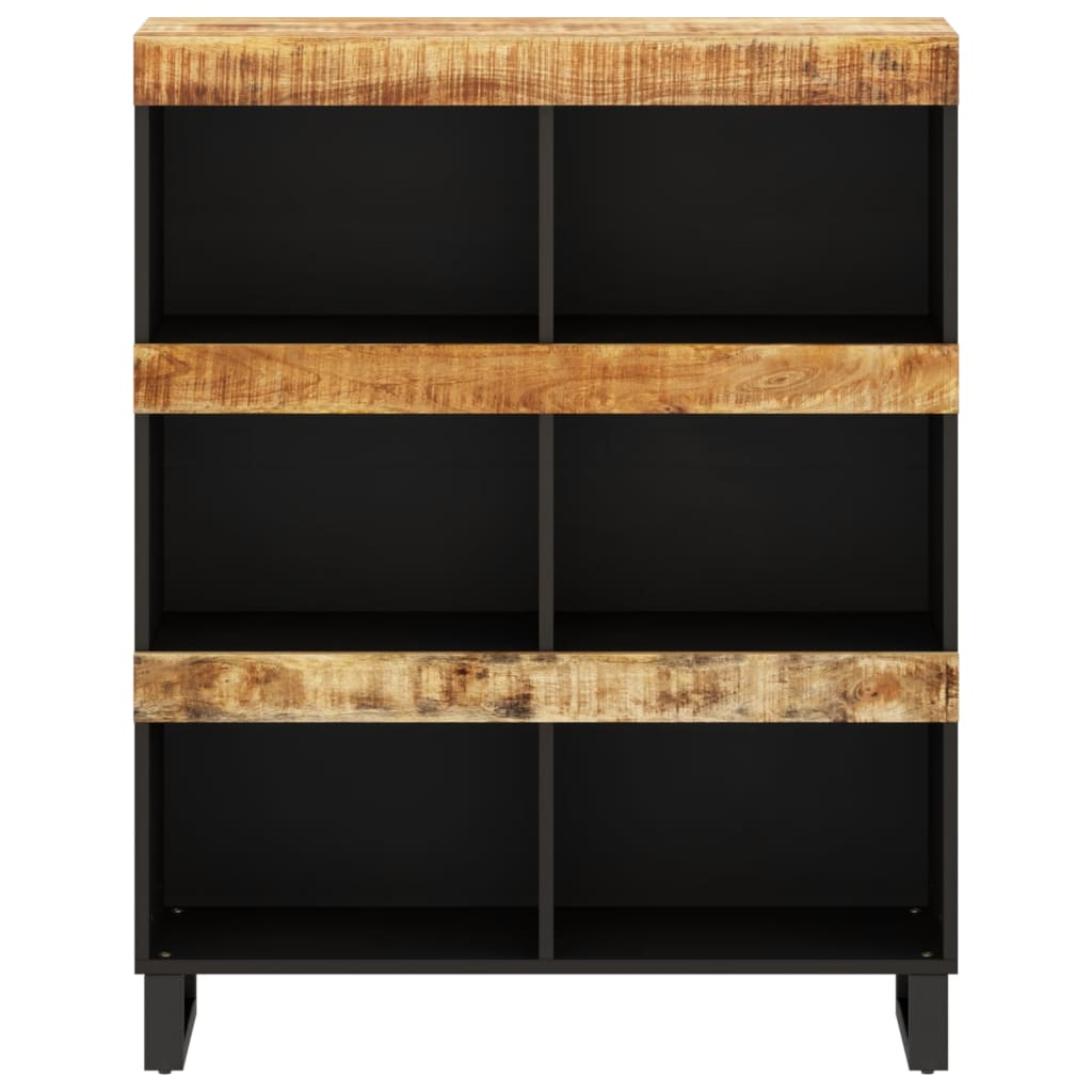 Beistellschrank 85x33x107 cm Massivholz Mango