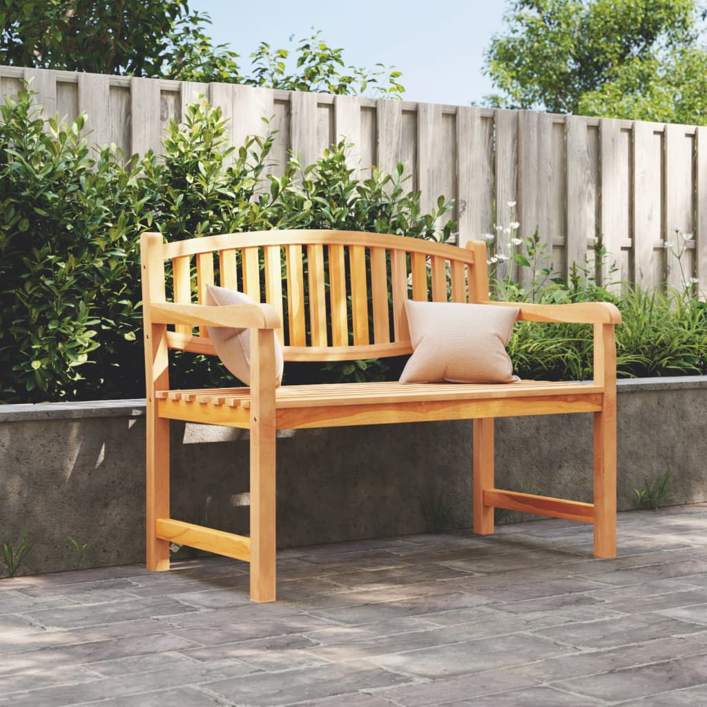 Gartenbank 114x59x87 cm Massivholz Teak