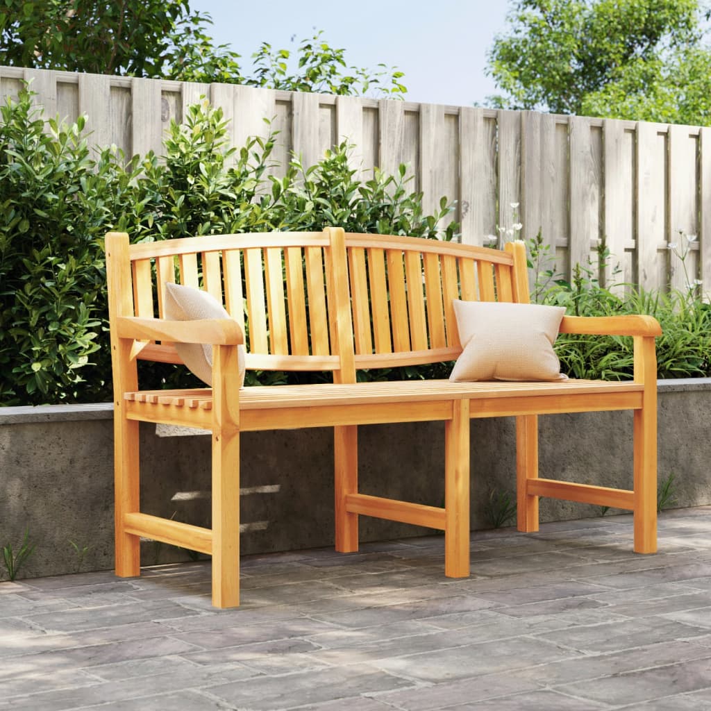 Gartenbank 149,5x60x90 cm Massivholz Teak