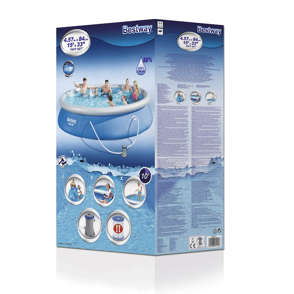 Swimmingpool Set Fast Set 457x84 cm 57313