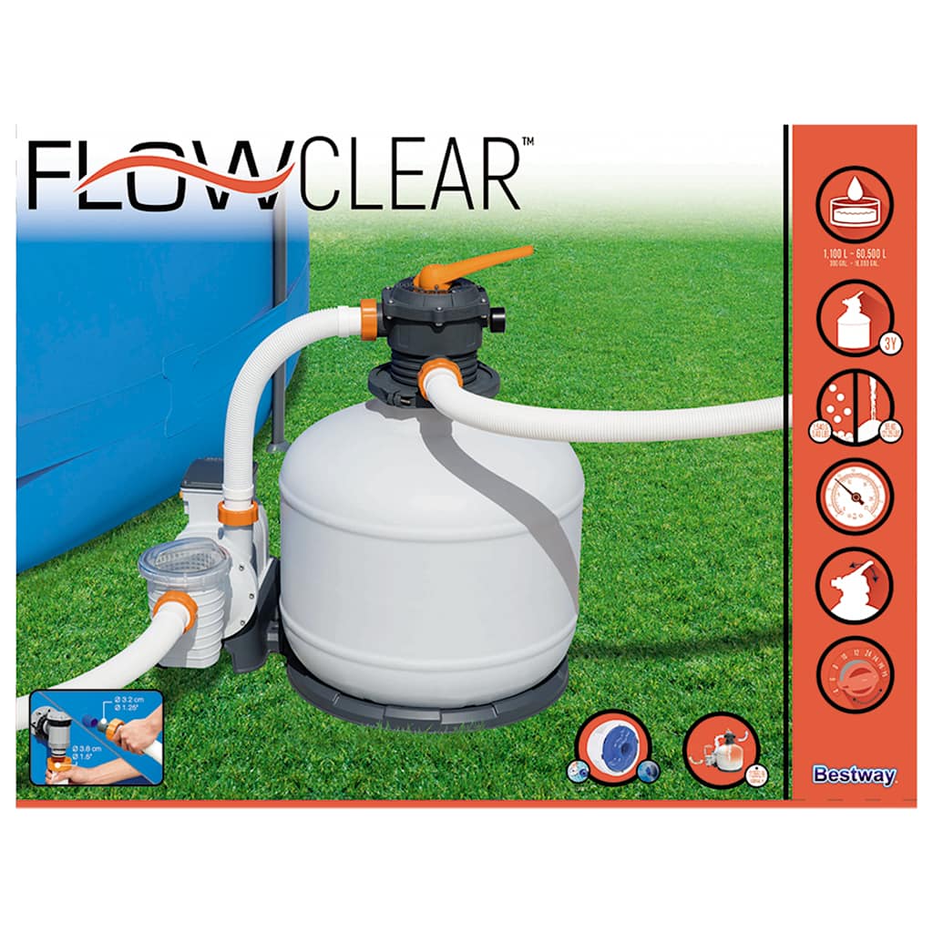 Sandfilterpumpe Flowclear 11355 L/h