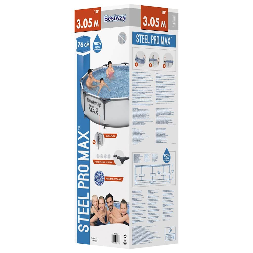 Steel Pro MAX Pool-Set 305x76 cm