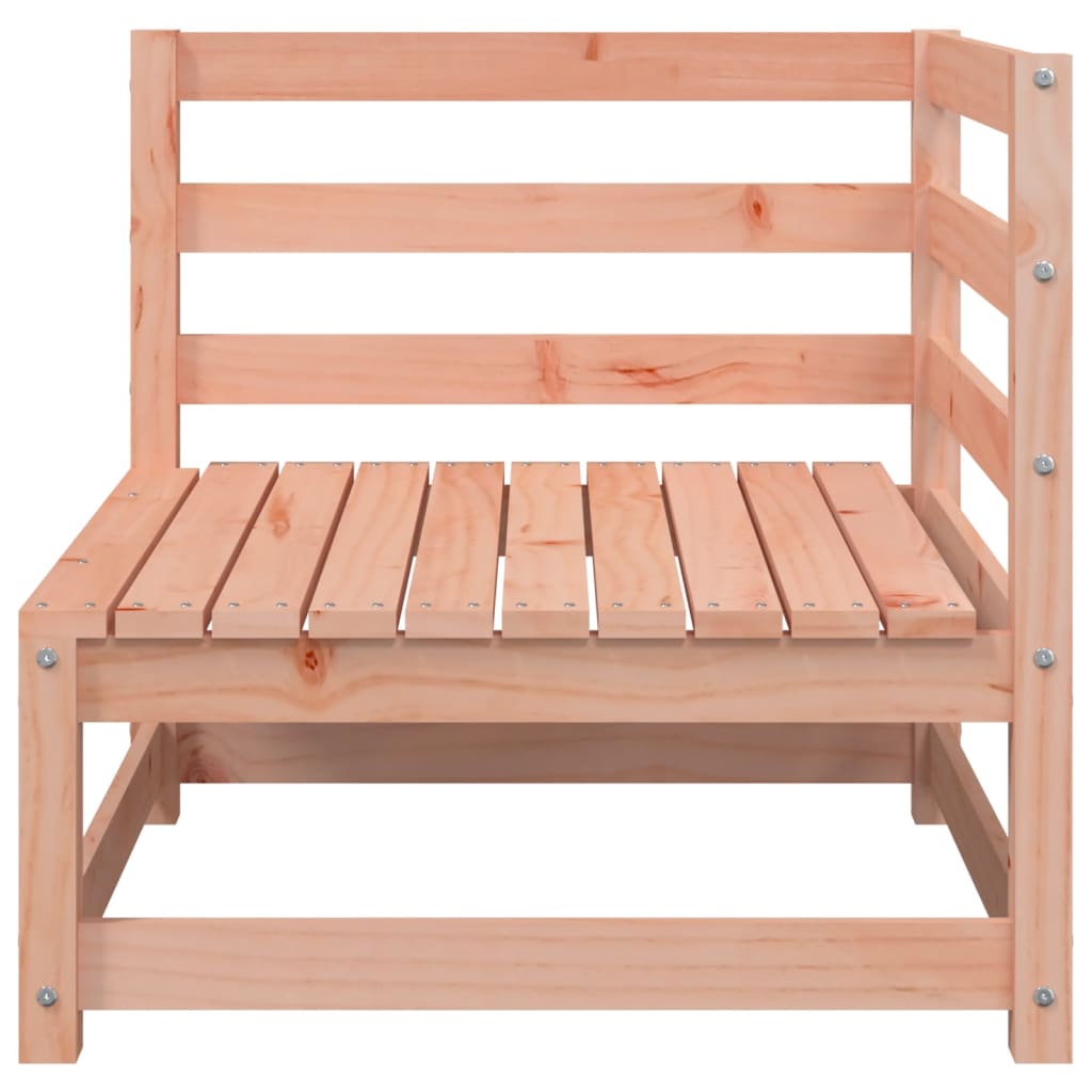 Gartensofa mit Hocker 2-Sitzer Massivholz Douglasie