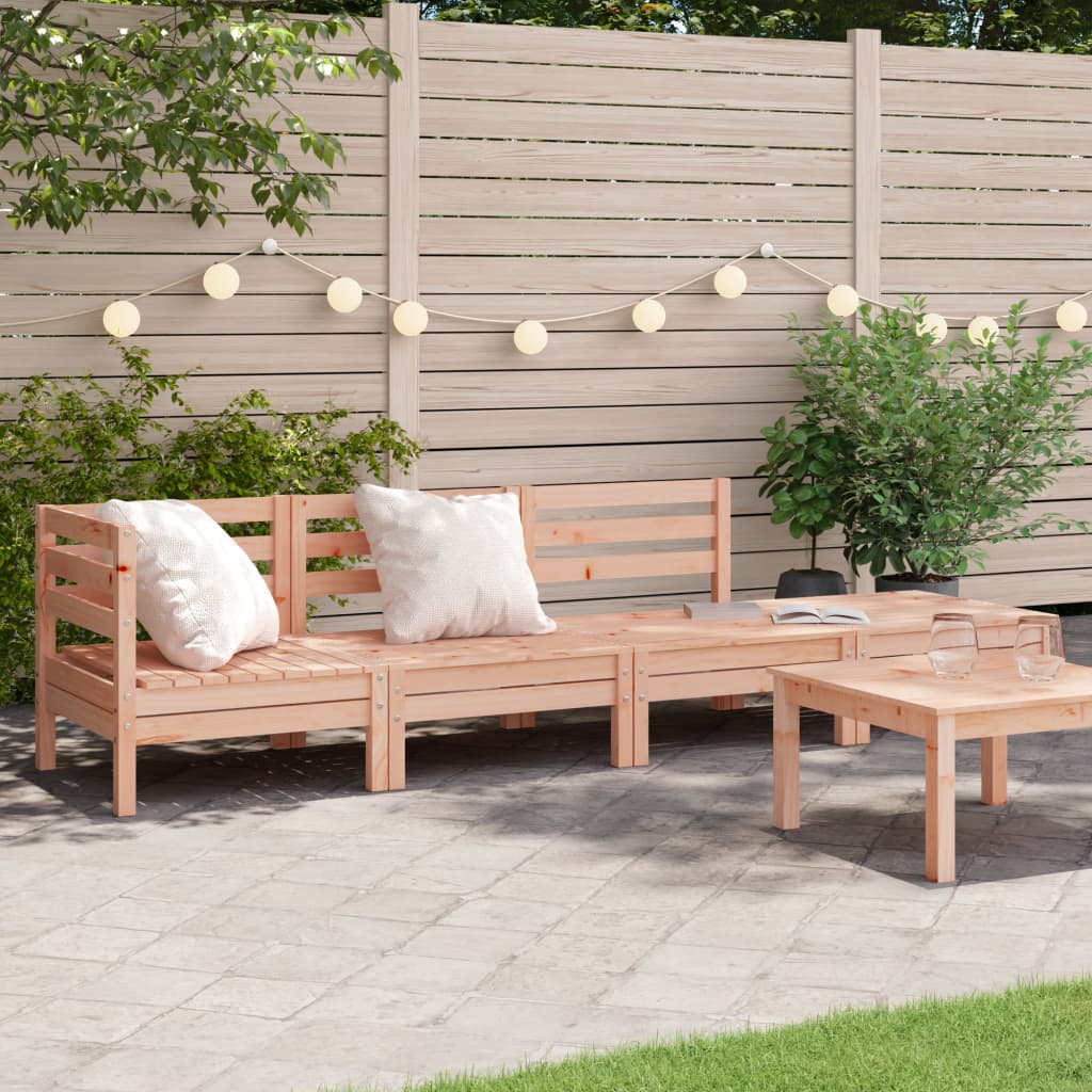 Gartensofa 4-Sitzer Massivholz Douglasie