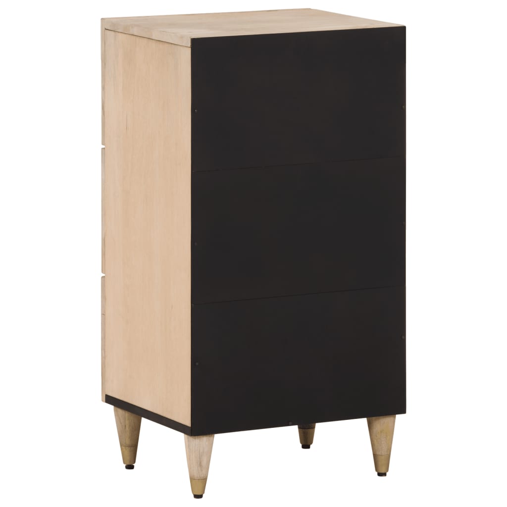 Beistellschrank 40x33x75 cm Massivholz Mango