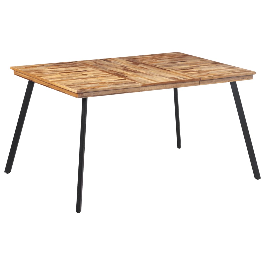 Esstisch 148x97x76 cm Massivholz Teak