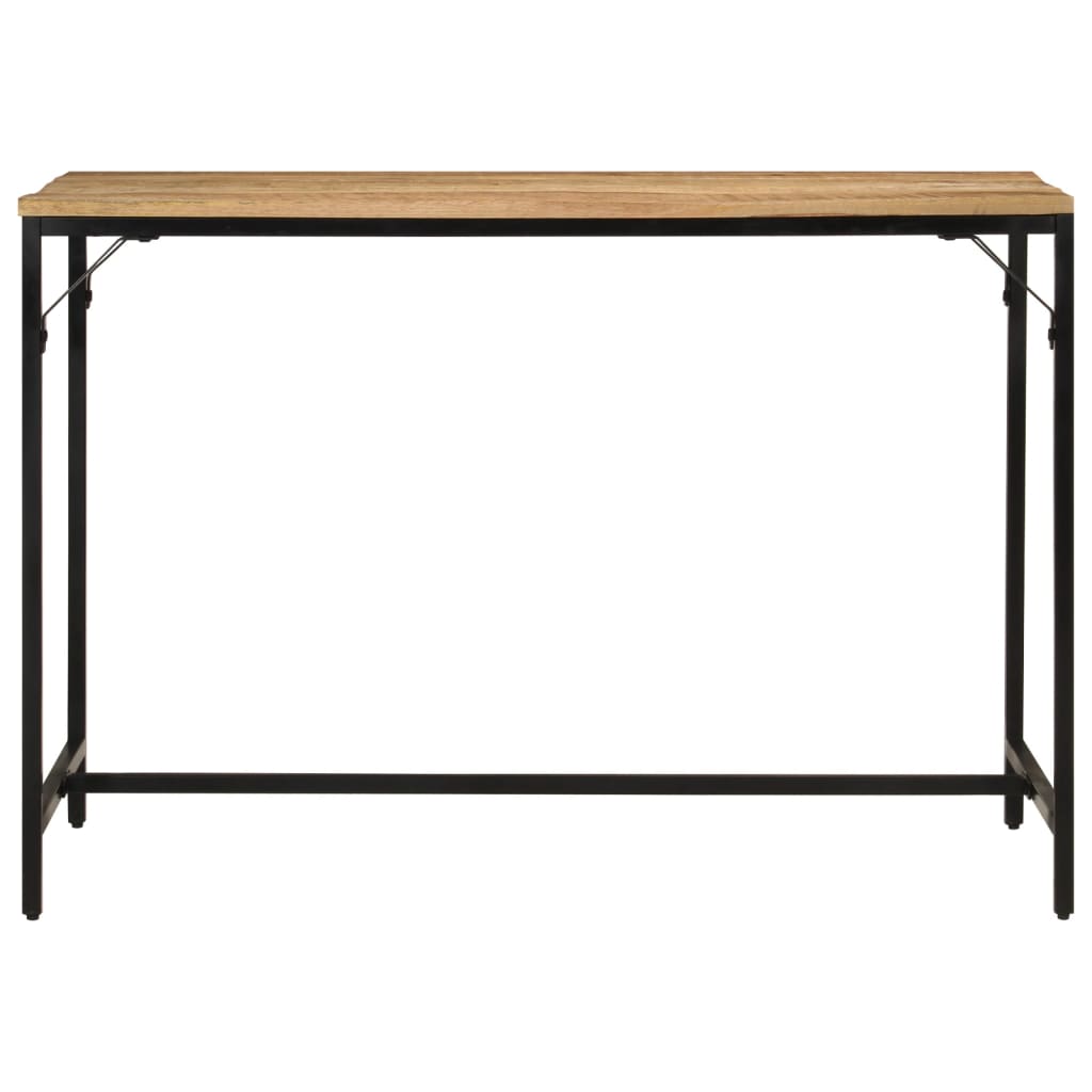 Esstisch 110x55x75 cm Raues Massivholz Mango und Eisen