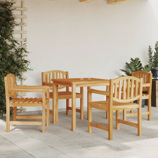 Gartenstühle 4 Stk. 58x59x88 cm Massivholz Teak