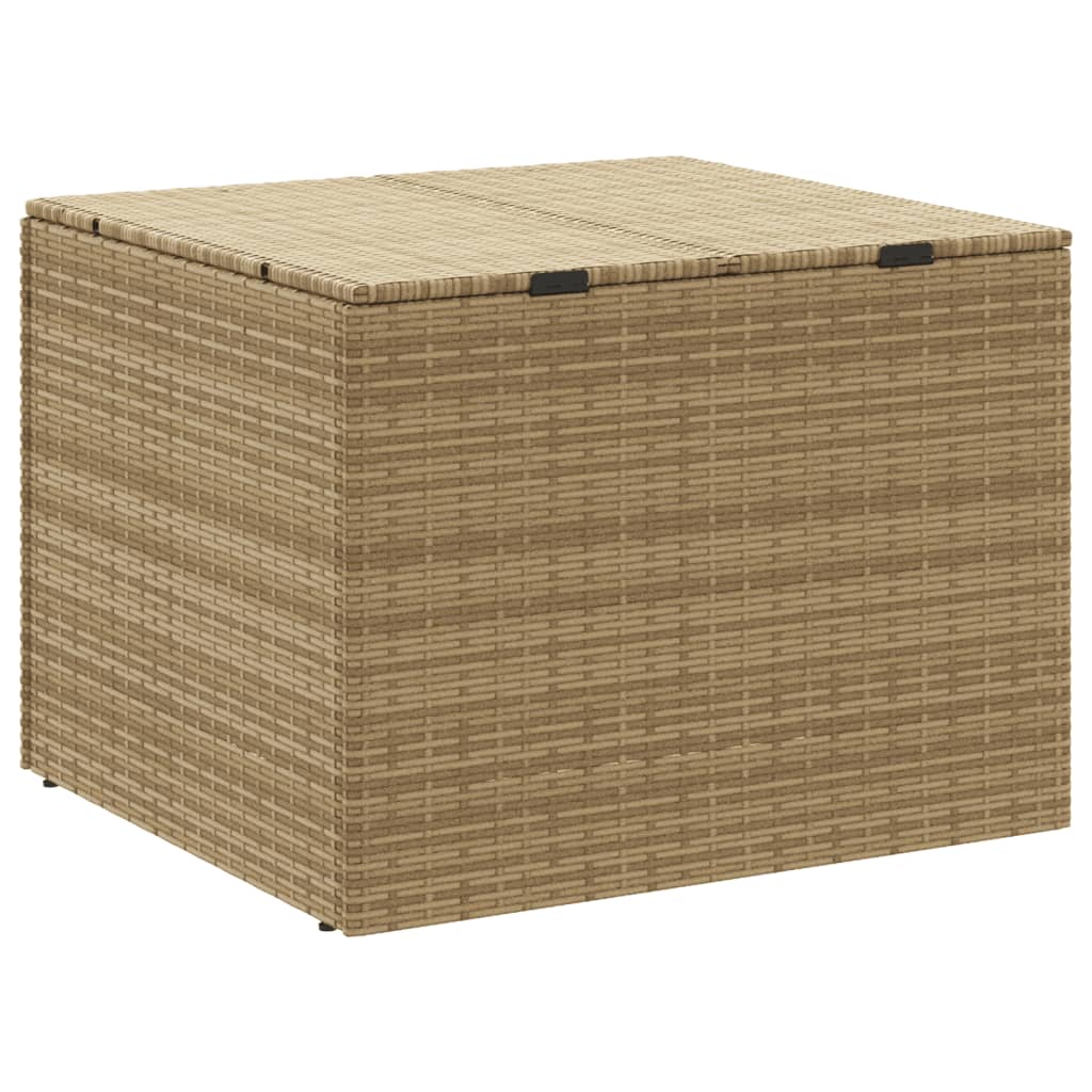 Gartentruhe Beige 291L Poly Rattan