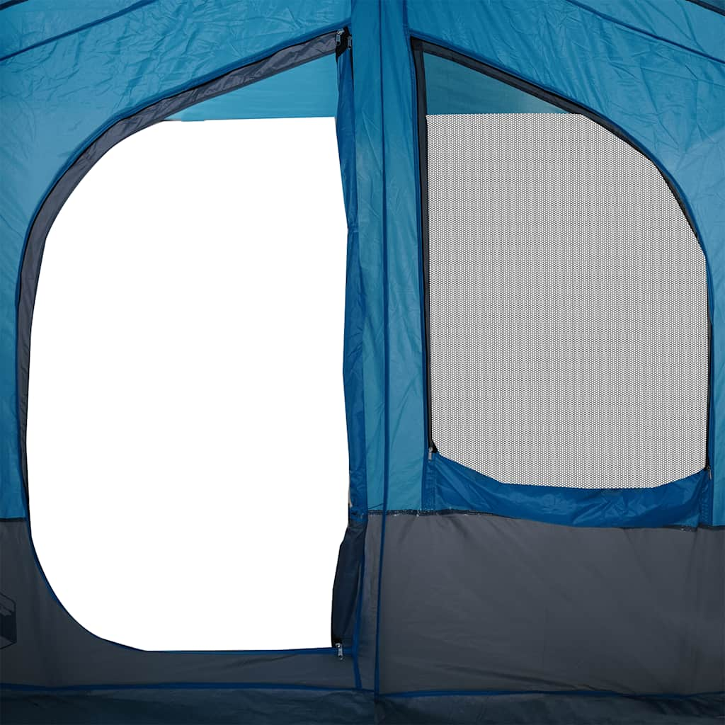 Campingzelt 5 Personen Blau Wasserdicht