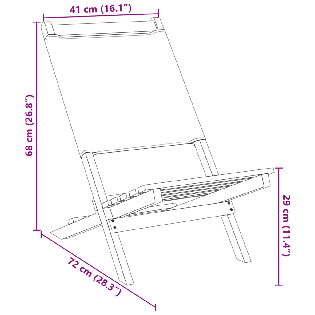 Gartenstühle 2 Stk. Blattmuster Massivholz Akazie & Stoff