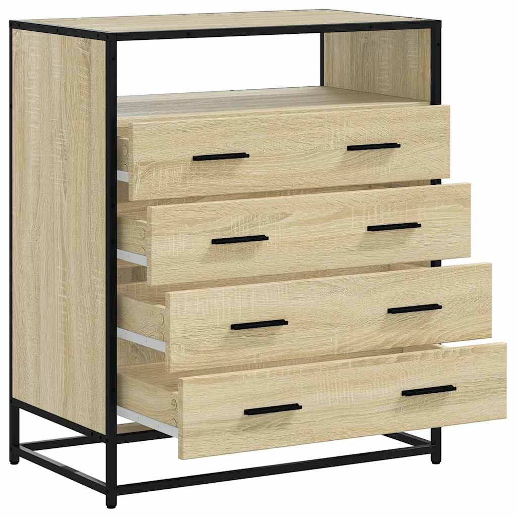 Schubladenschrank Sonoma-Eiche 70x41x83,5 cm Holzwerkstoff