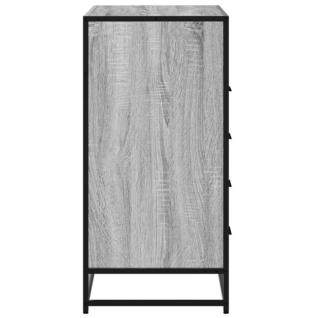 Schubladenschrank Grau Sonoma 70x41x83,5 cm Holzwerkstoff