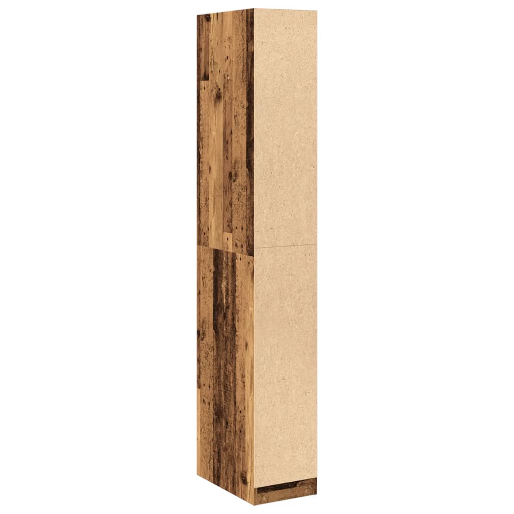 Kleiderschrank Altholz-Optik 30x50x200 cm Holzwerkstoff