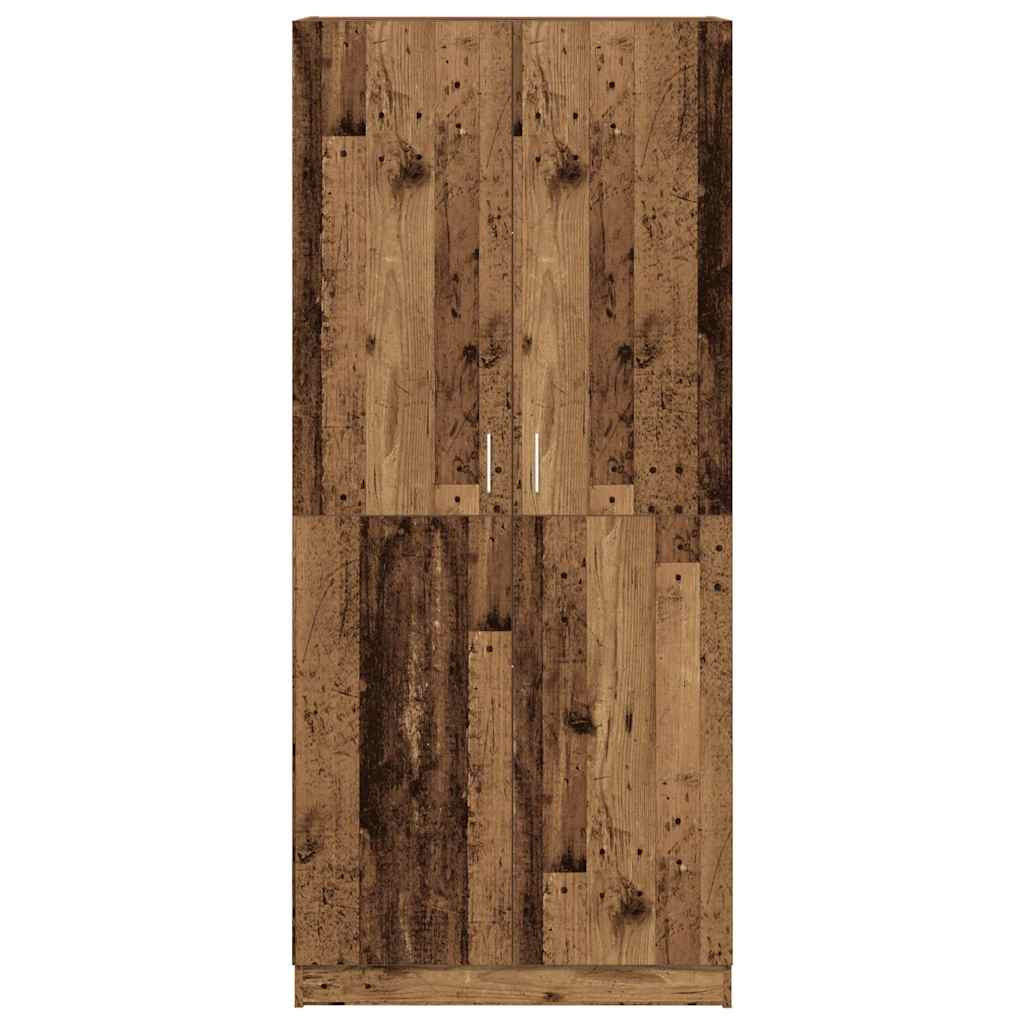 Kleiderschrank Altholz-Optik 90x52x200 cm Holzwerkstoff