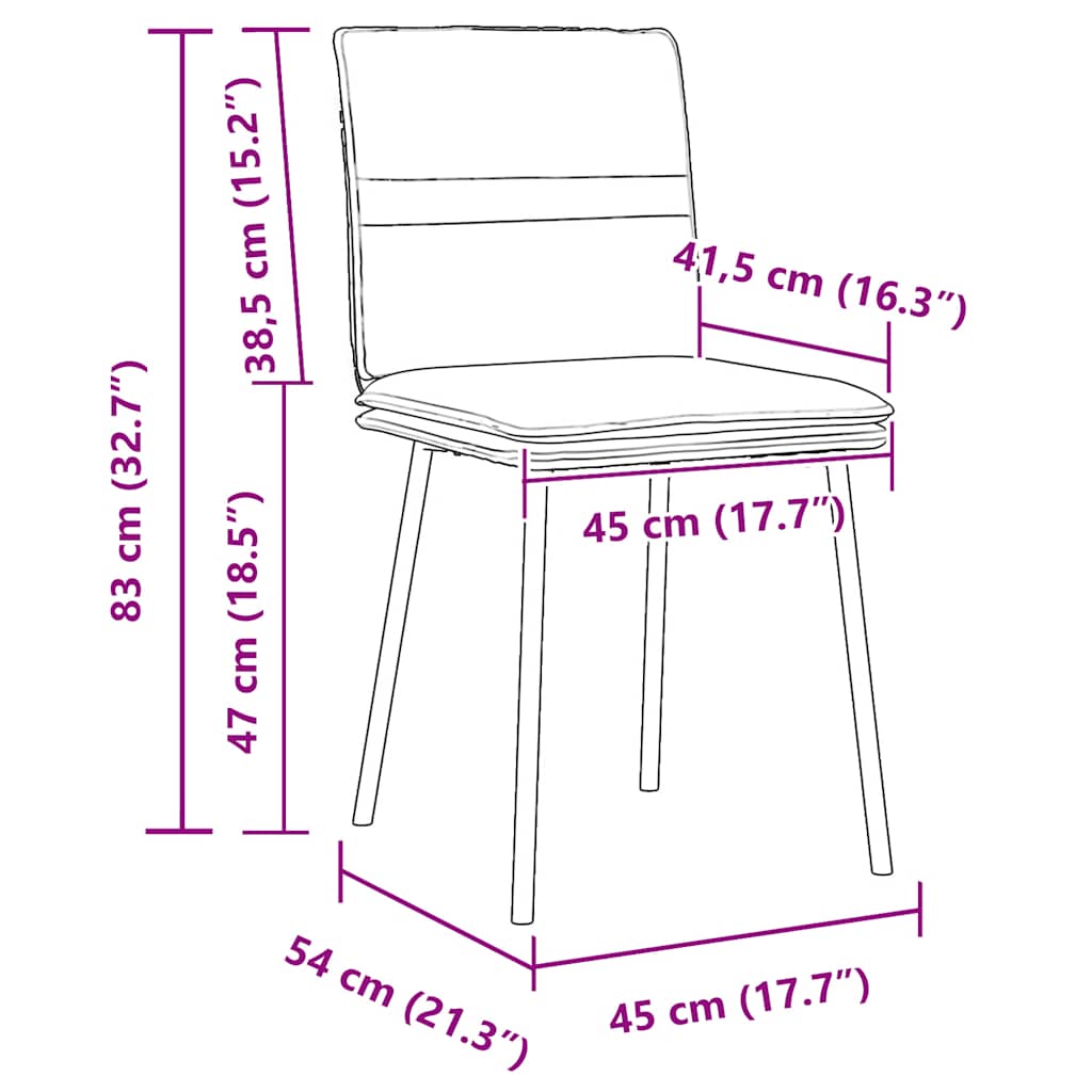 Esszimmerstühle 4 Stk. Gelb Samt