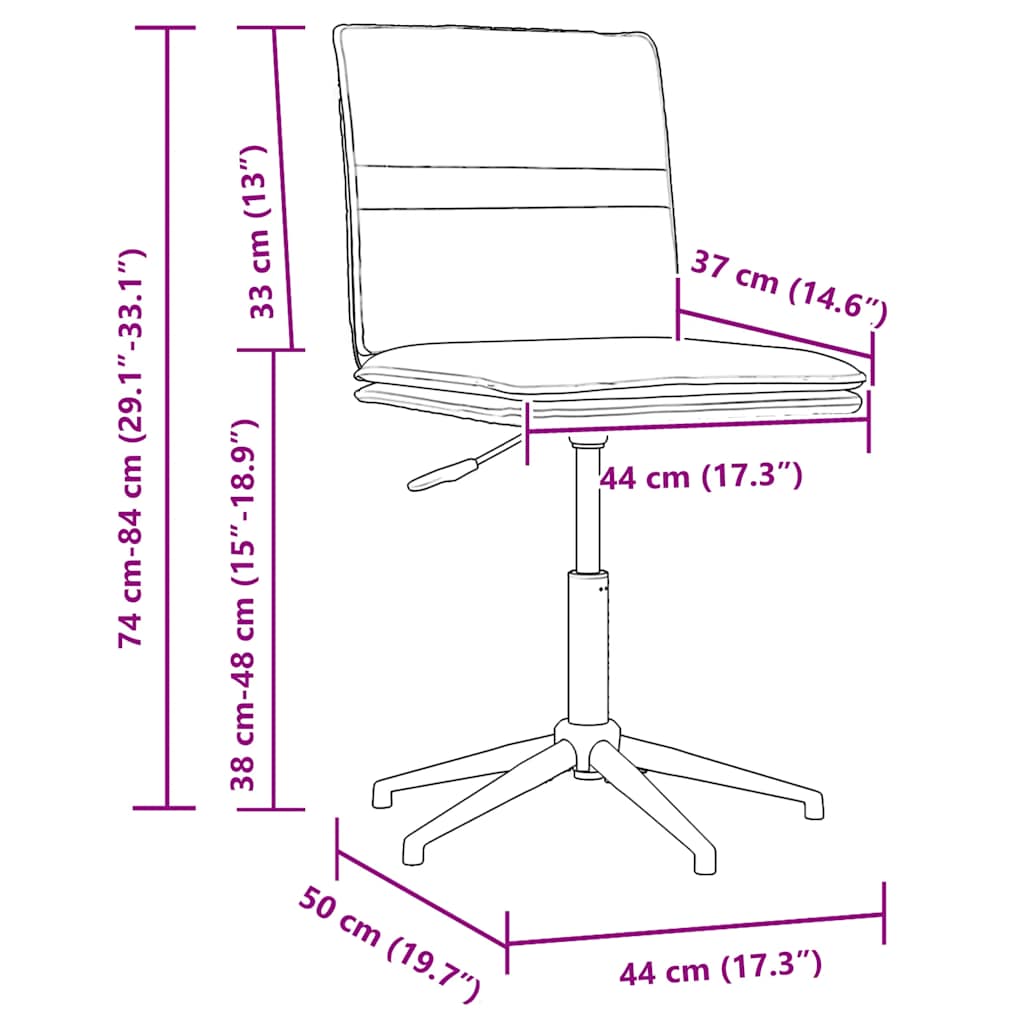 Esszimmerstühle 2 Stk. Braun Samt