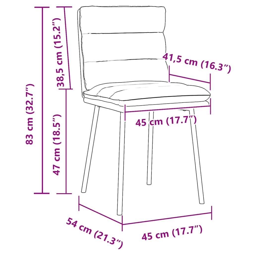 Esszimmerstühle 4 Stk. Rosa Samt