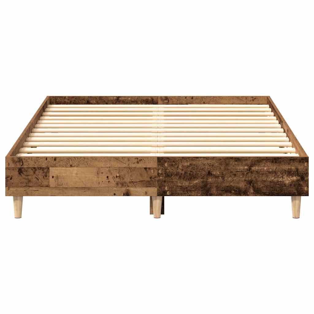 Bettgestell ohne Matratze Altholz-Optik 120x200cm Holzwerkstoff